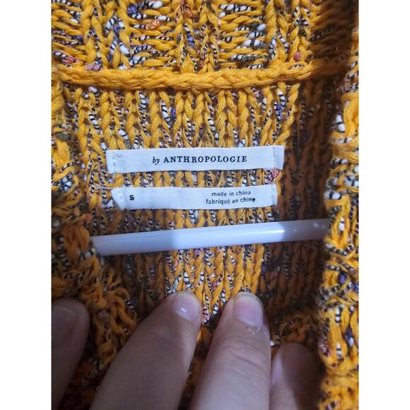 Anthropologie Sleeveless Sunrise Knit Sweater Womens Size Small Mock Neck  (879) - Picture 3 of 4